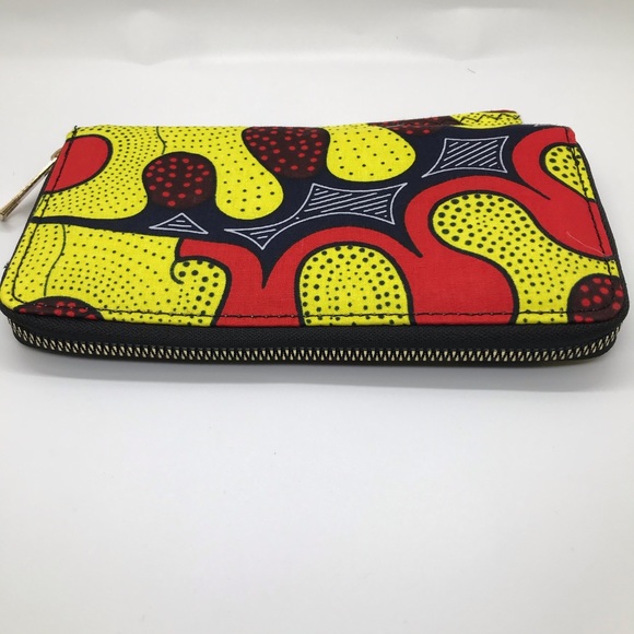 African Printed Wristlet/Wallet - Picture 2 of 3
